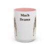 15oz Funny Shiba Inu Mug, Pink, front view