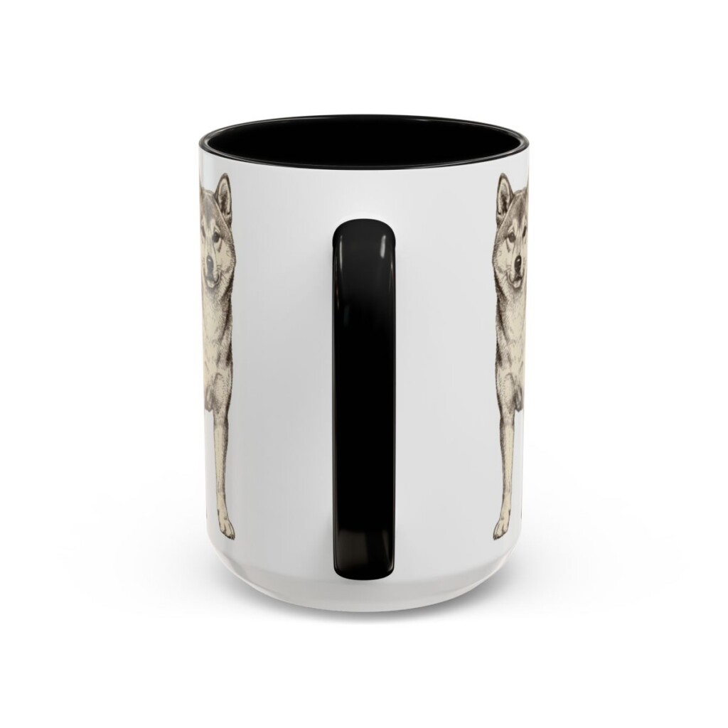 15oz-shiba-inu-mug-latin-black-back 15oz Shiba Inu Latin Mug, Black, back view