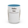 15oz-shiba-inu-mug-latin-light-blue 15oz Shiba Inu Latin Mug, Light Blue, front view