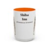 15oz-shiba-inu-mug-latin-orange 15oz Shiba Inu Latin Mug, Orange, front view