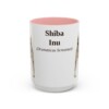 15oz-shiba-inu-mug-latin-pink 15oz Shiba Inu Latin Mug, Pink, front view
