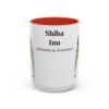 15oz-shiba-inu-mug-latin-red 15oz Shiba Inu Latin Mug, Red, front view
