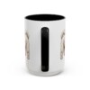 15oz Shichon Dog Dad Mug, Black, back view