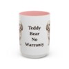 15oz Funny Shichon Mug, Pink, front view