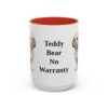 15oz Funny Shichon Mug, Red, front view