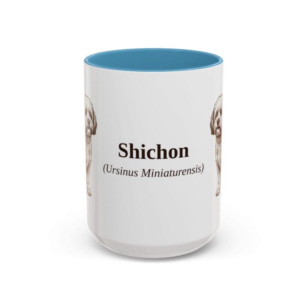 15oz-shichon-mug-latin-light-blue 15oz Shichon Latin Mug, Light Blue, front view