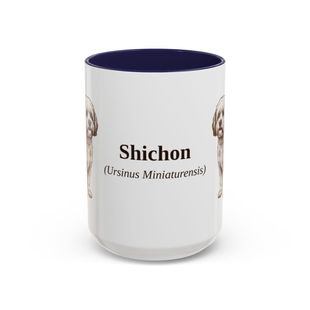 15oz-shichon-mug-latin-navy 15oz Shichon Latin Mug, Navy, front view