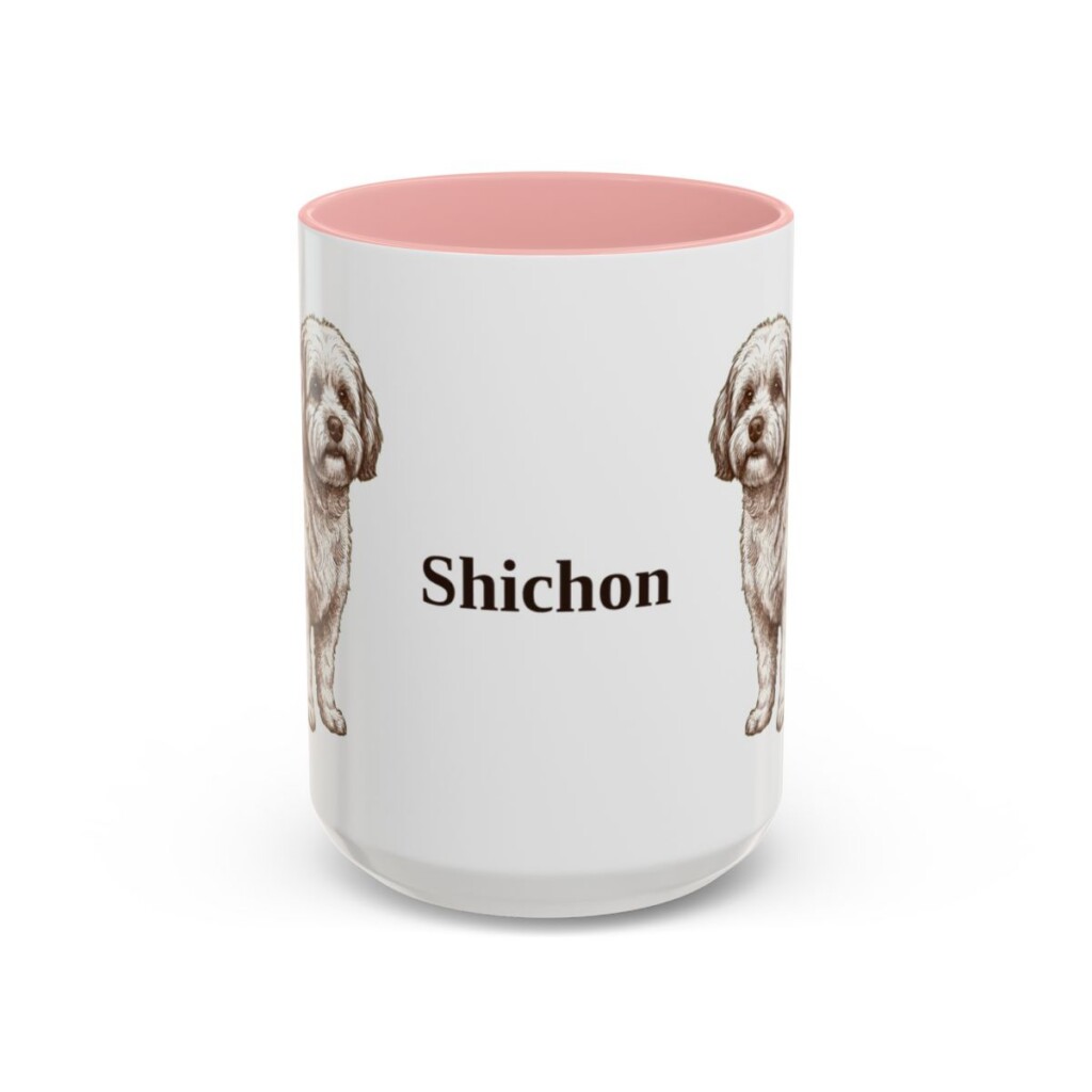 15oz-shichon-mug-pink 15oz Shichon Mug, Pink, front view