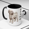 15oz Funny Shih-Poo Mug, Black, lifestyle photo