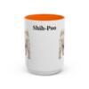15oz Shih-Poo Mug, Orange, front view