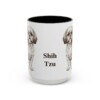 15oz Shih Tzu Mug, Black, front view