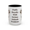 15oz Funny Shih Tzu Mug, Black, front view