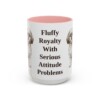 15oz Funny Shih Tzu Mug, Pink, front view