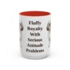 15oz Funny Shih Tzu Mug, Red, front view