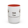 15oz Shih Tzu Latin Mug, Red, front view