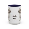 15oz Shih Tzu Mug, Navy, front view