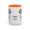 15oz Shih Tzu Mug, Orange, front view
