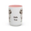 15oz Shih Tzu Mug, Pink, front view