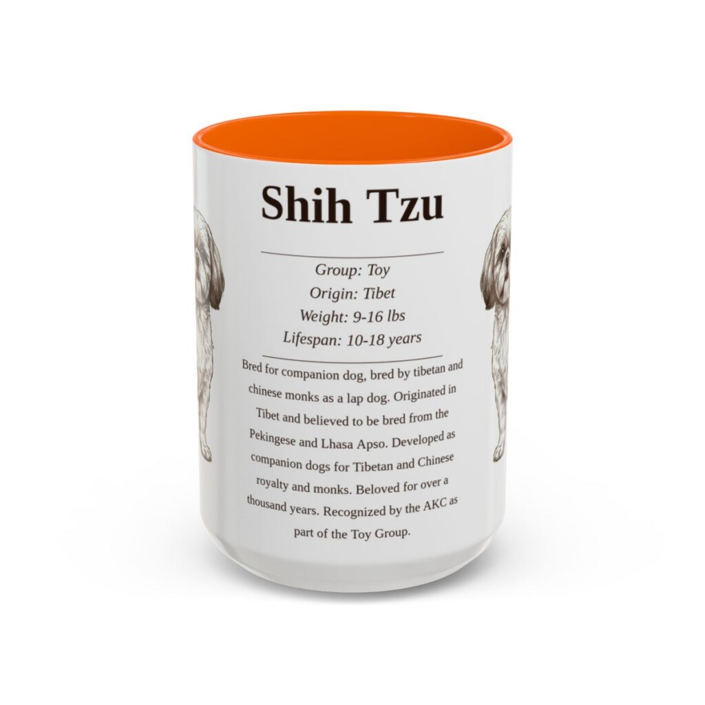 15oz-shih-tzu-mug-writeup-orange 15oz shih tzu mug, Orange