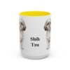 15oz Shih Tzu Mug, Yellow, front view