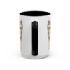 15oz Siberian Husky Latin Mug, Black, back view