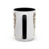 15oz Siberian Husky Dog Mom Mug, Black, back view
