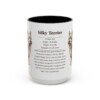 15oz Silky Terrier Mug, Black, front view