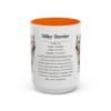 15oz Silky Terrier Mug, Orange, front view