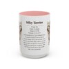 15oz Silky Terrier Mug, Pink, front view