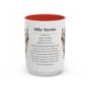 15oz Silky Terrier Mug, Red, front view
