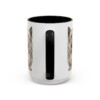 15oz Funny Skye Terrier Mug, Black, back view