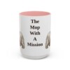 15oz Funny Skye Terrier Mug, Pink, front view
