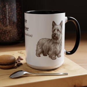 15oz-skye-terrier-mug-latin-black 15oz Skye Terrier Latin Mug, Black, lifestyle photo