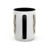 15oz Skye Terrier Latin Mug, Black, back view