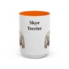 15oz Skye Terrier Mug, Orange, front view