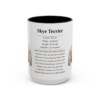 15oz Skye Terrier Mug, Black, front view