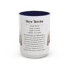 15oz Skye Terrier Mug, Navy, front view
