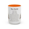15oz Skye Terrier Mug, Orange, front view