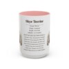 15oz Skye Terrier Mug, Pink, front view