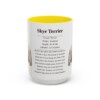 15oz Skye Terrier Mug, Yellow, front view