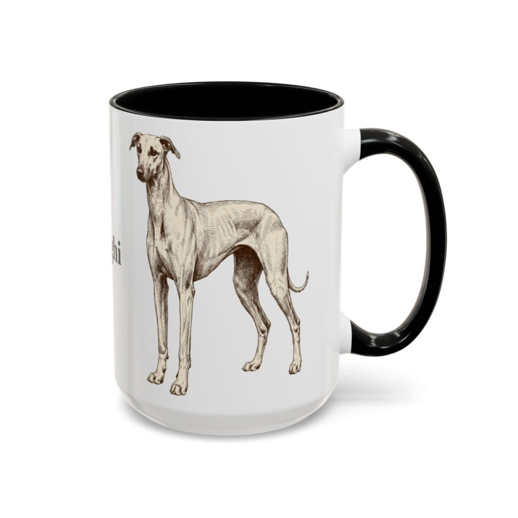 15oz Sloughi Mug, Black, right side view