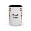 15oz-sloughi-mug-mom-black-front 15oz Sloughi Dog Mom Mug, Black, front view