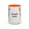 15oz-sloughi-mug-mom-orange 15oz Sloughi Dog Mom Mug, Orange, front view