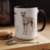 15oz Sloughi Mug, Black, lifestyle photo