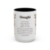 15oz Sloughi Mug, Black, front view