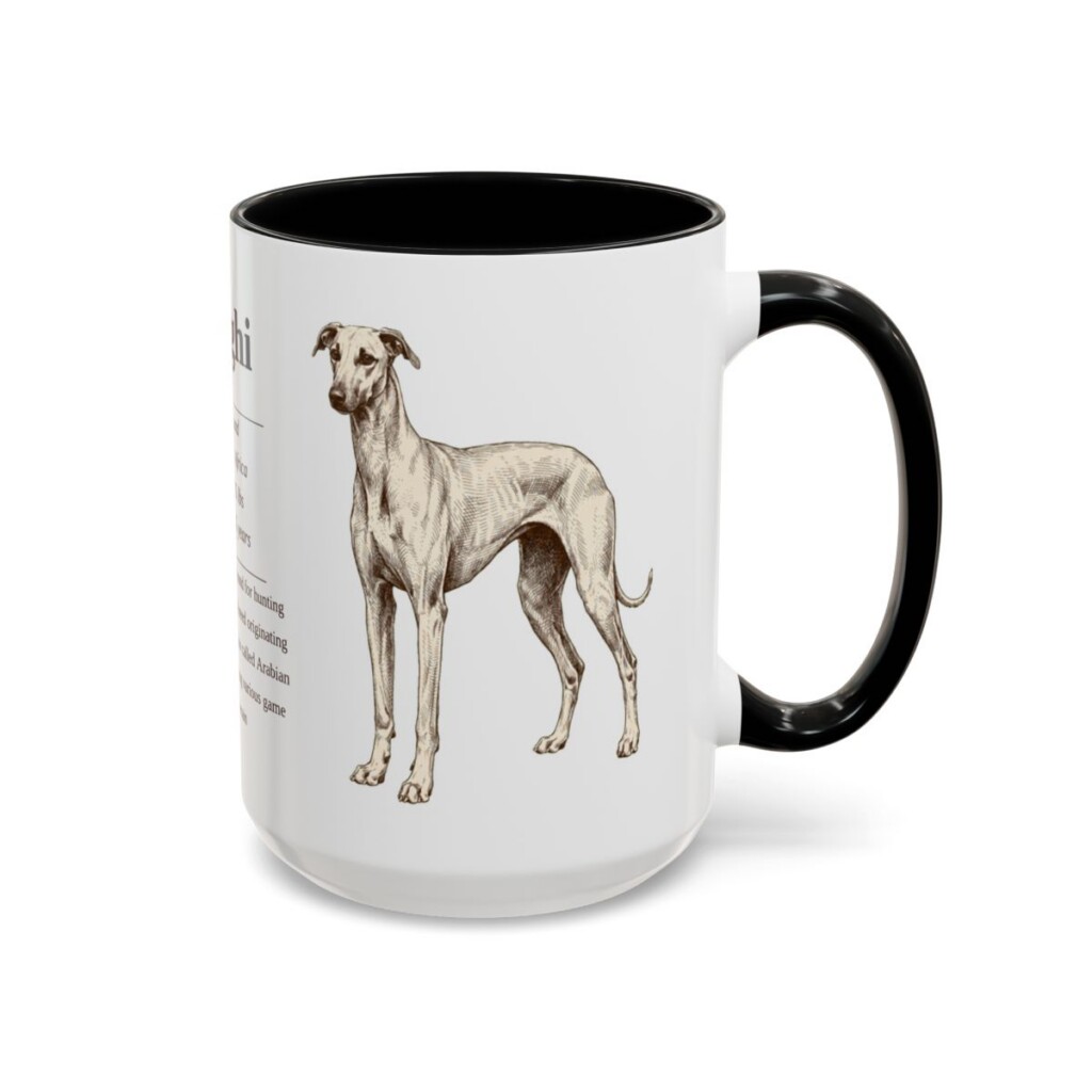 15oz Sloughi Mug, Black, right side view