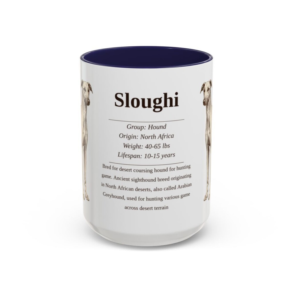 15oz Sloughi Mug, Navy, front view