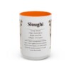 15oz Sloughi Mug, Orange, front view