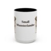 15oz Small Munsterlander Mug, Black, front view
