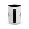15oz Small Munsterlander Dog Dad Mug, Black, back view